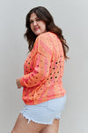 So Wavy Full Size Distressed Knit Sweater